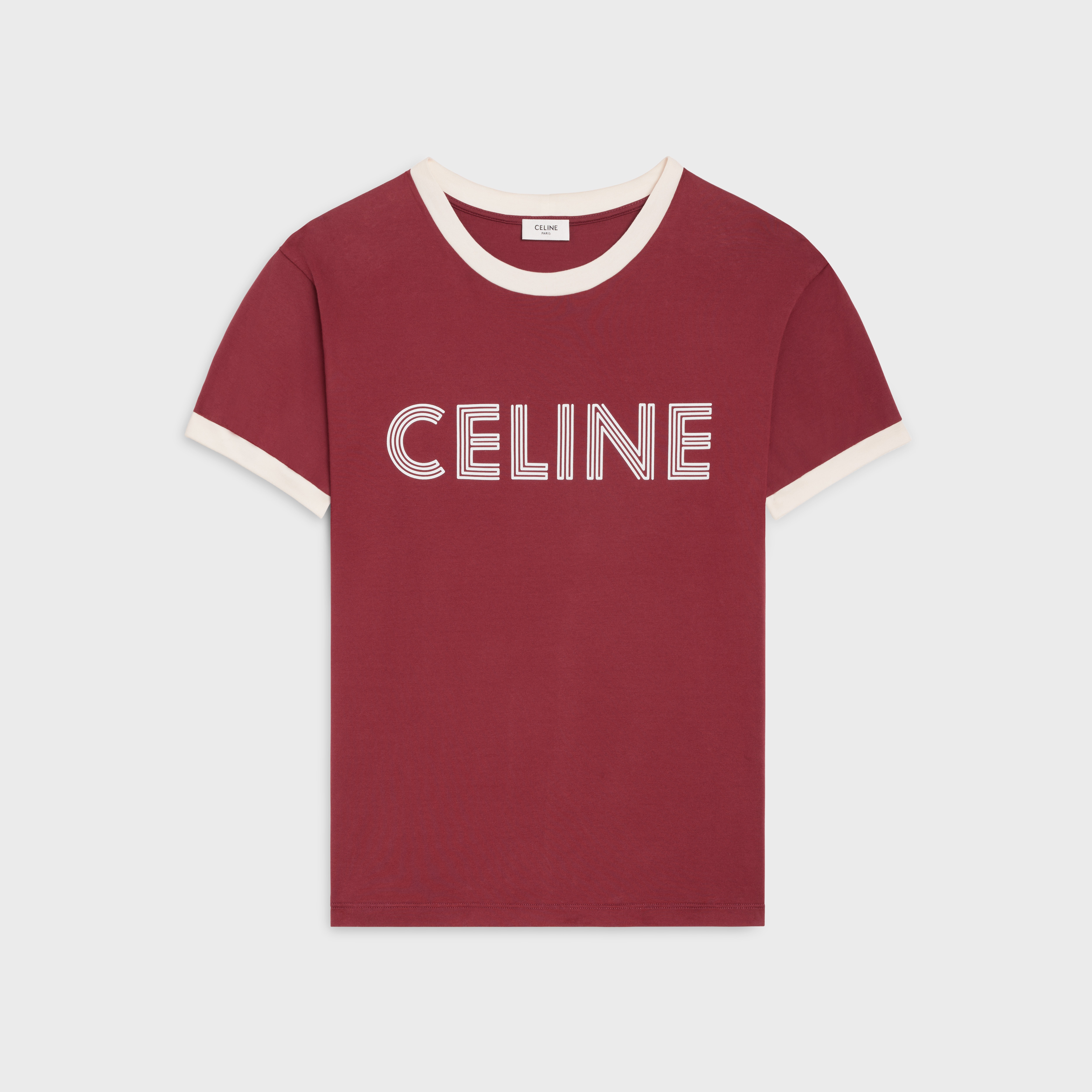 LOOSE CELINE T-SHIRT IN COTTON JERSEY