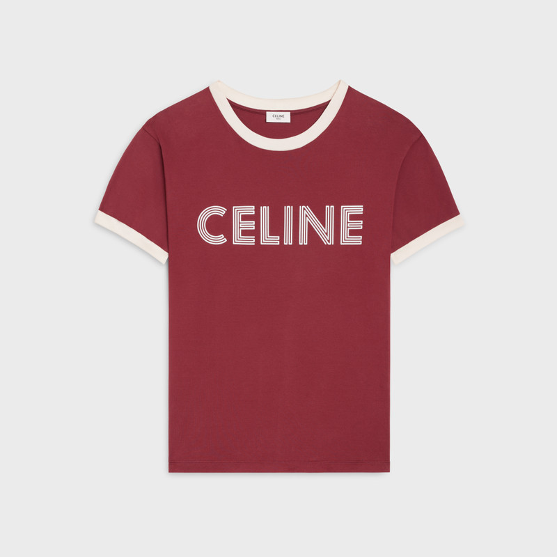 celine loose T-shirt in cotton jersey 1