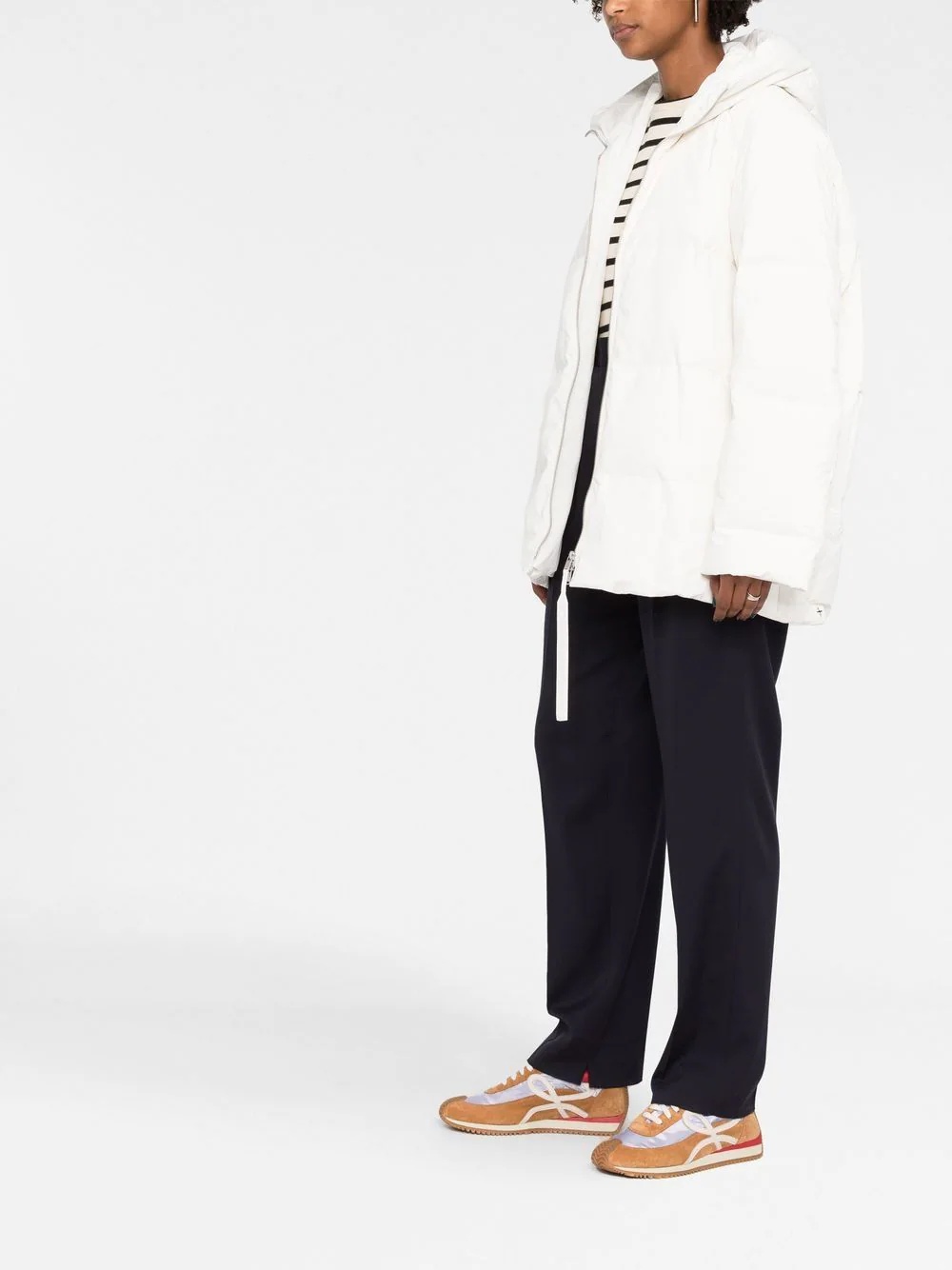 padded zip-up hooded jacket - 6