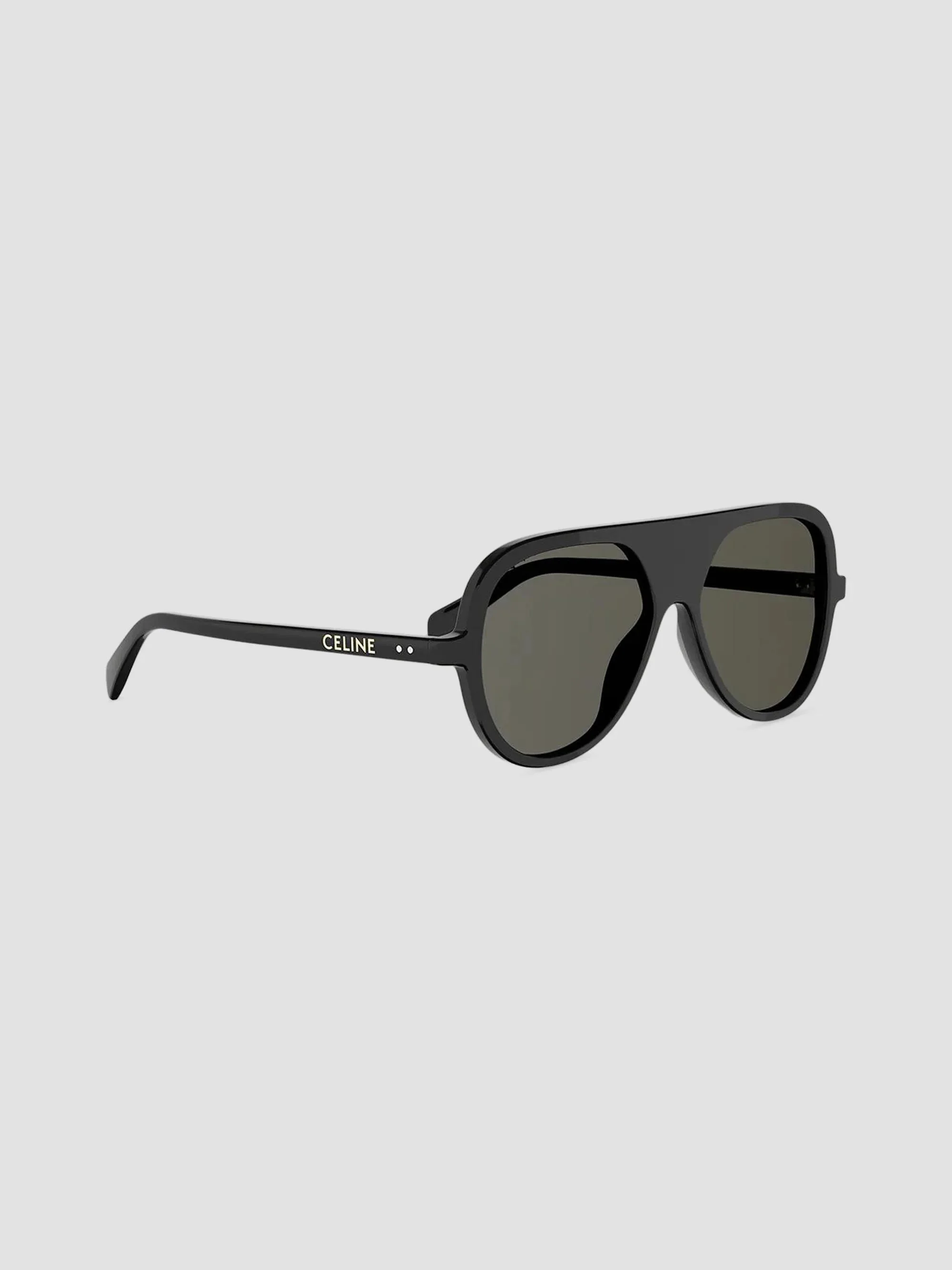 Men's Défilé Pilot Sunglasses - Black Grey - 1