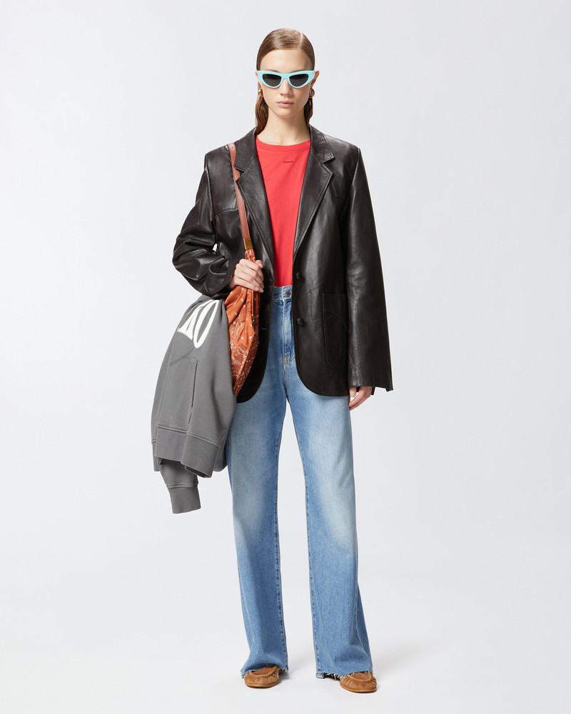 PINKO PALAZZO JEANS IN SOFT DENIM outlook