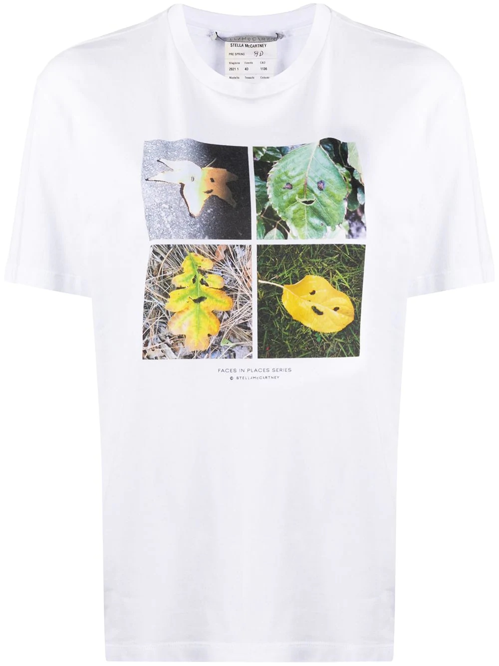 Faces in Places oversize T-shirt - 1