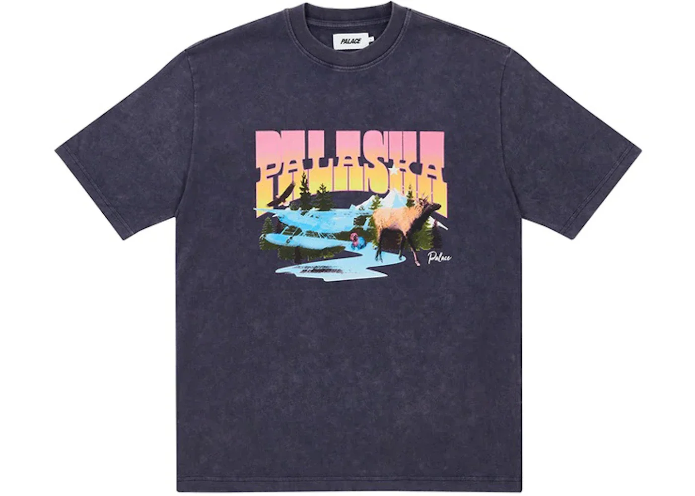 Palace Palaska Dye T-shirt Purple - 1