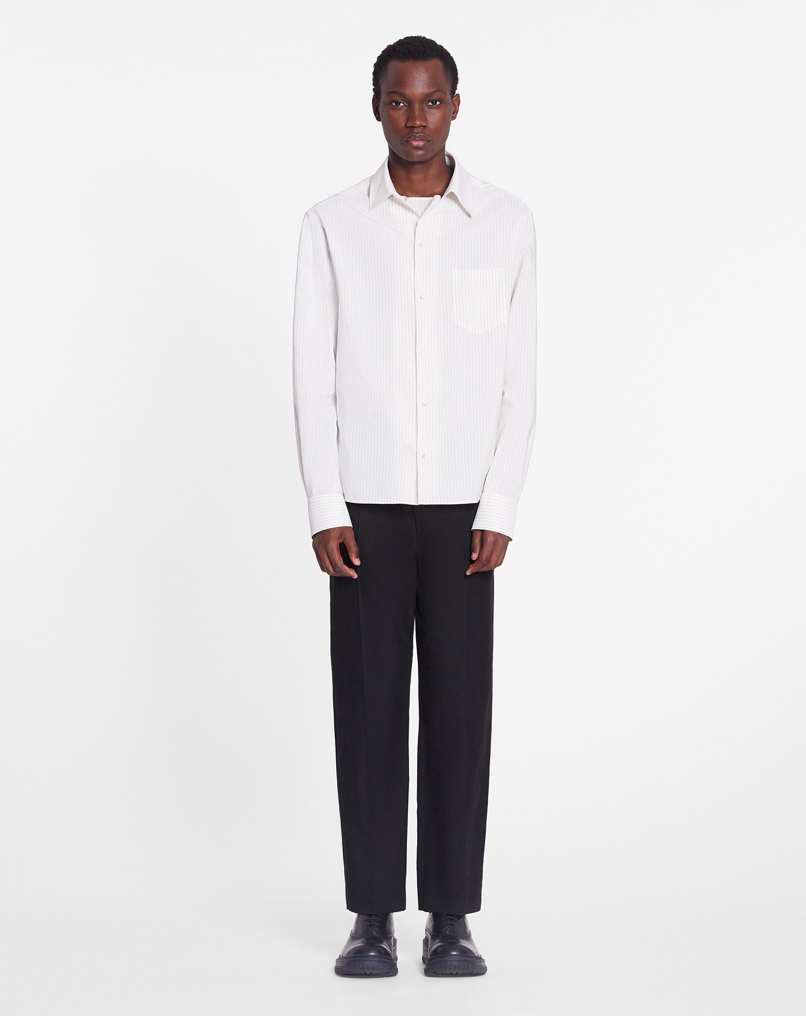 LONG-SLEEVED SHIRT WITH GUSSET - 2