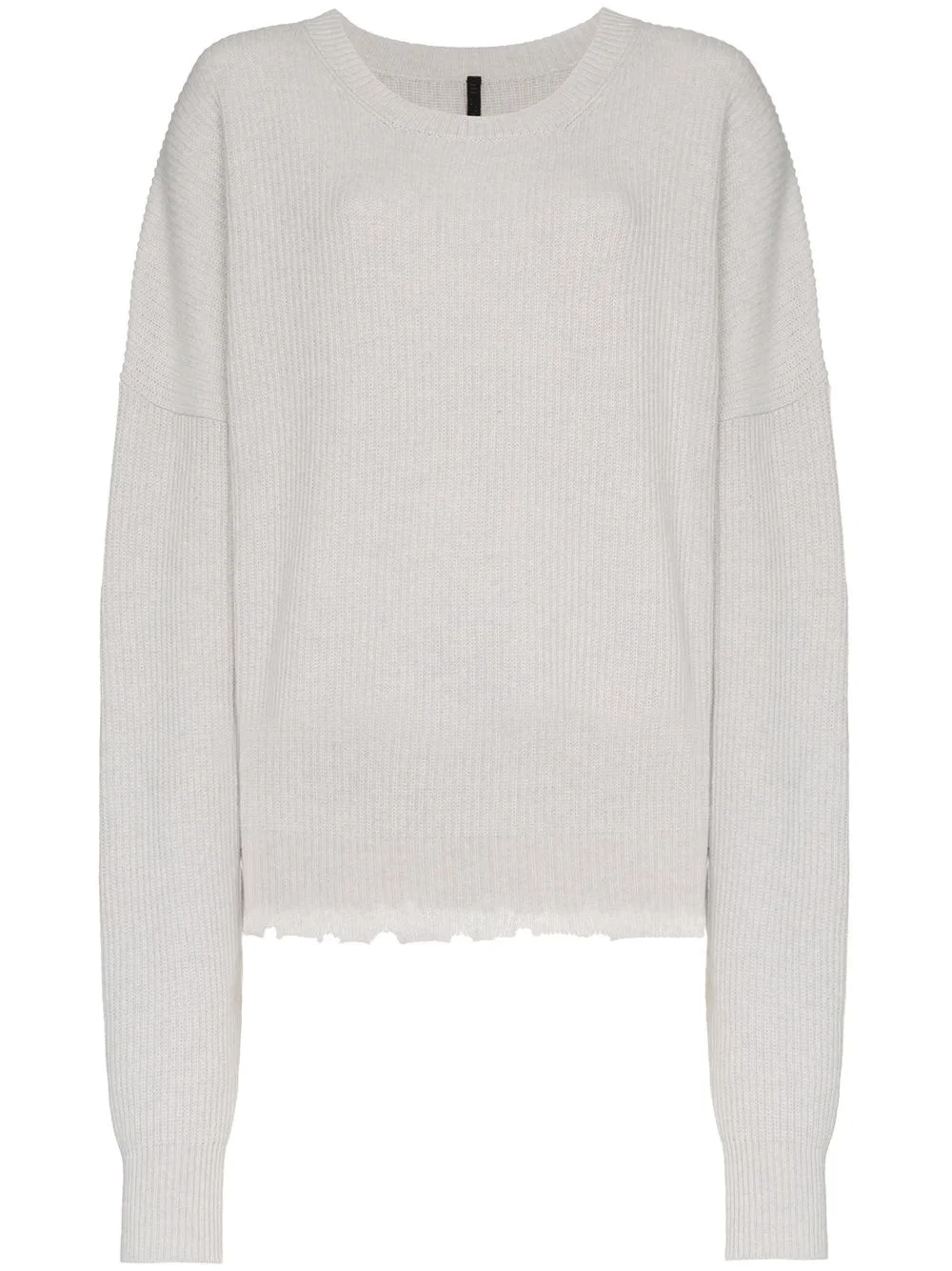 long sleeve wool blend sweater - 1