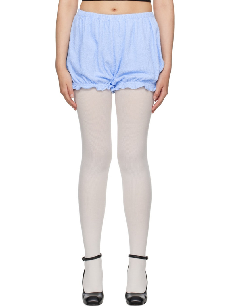 Blue Ruffle Shorts 1