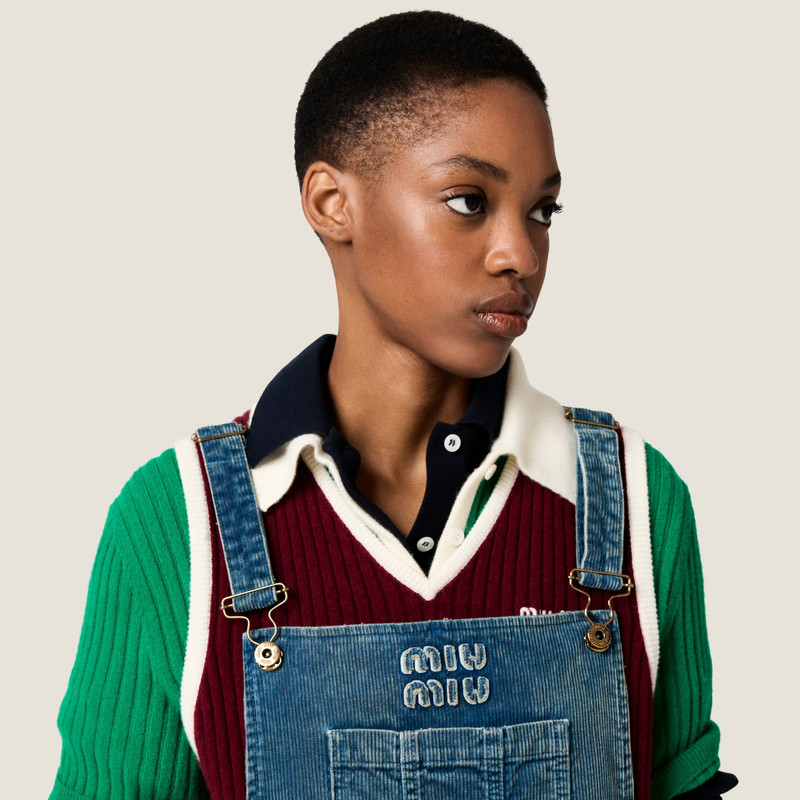 Washed corduroy jumpsuit 4