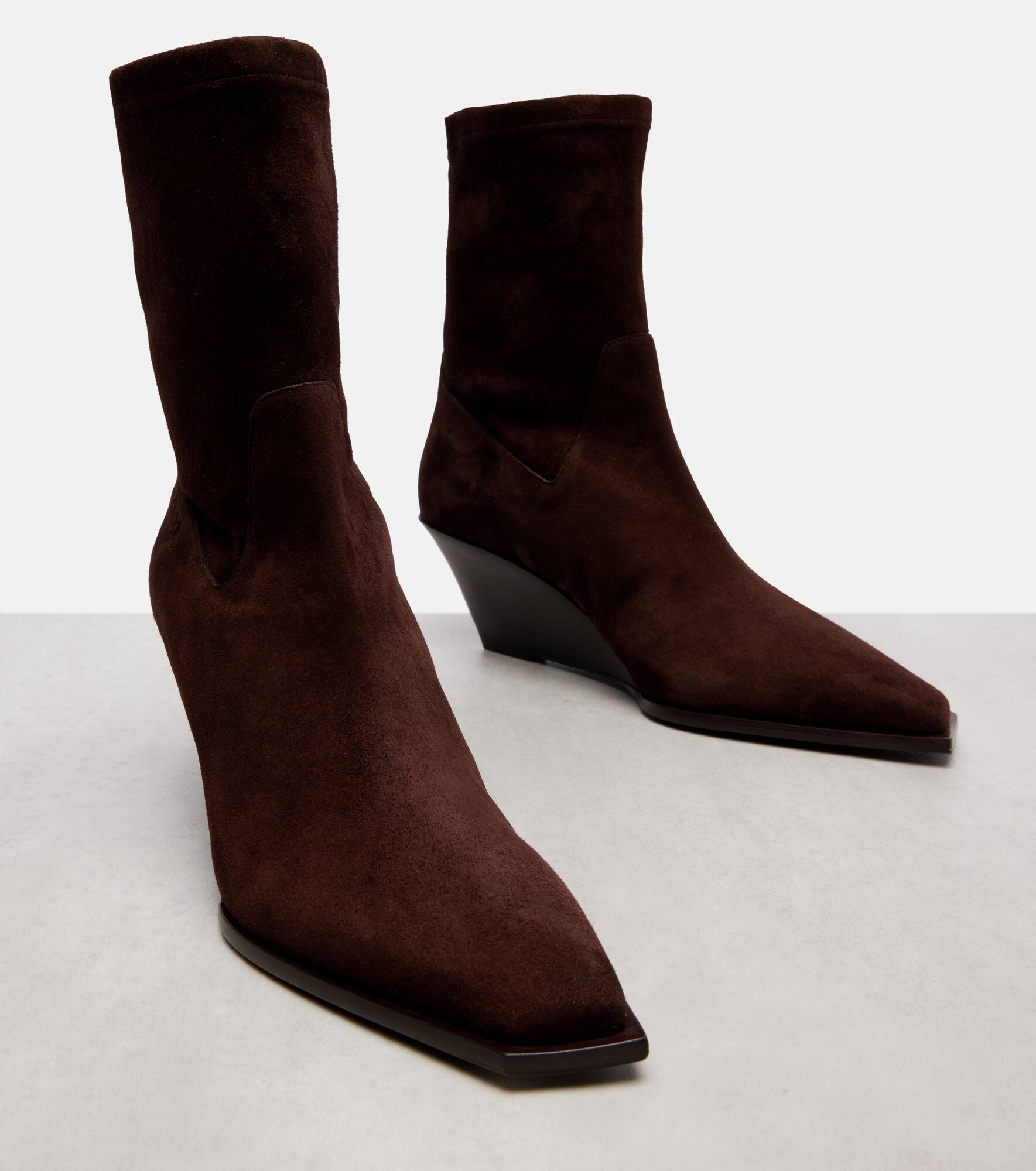 Hadley 60 suede ankle boots - 5