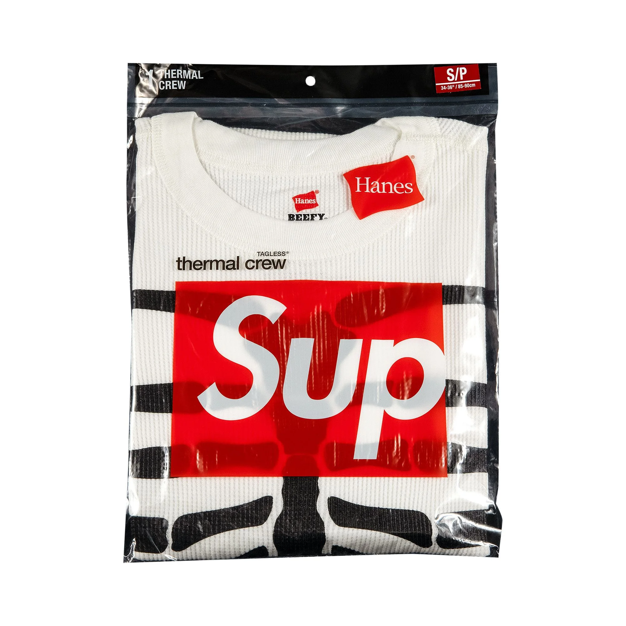 Supreme Supreme x Hanes Bones Thermal Crew (1 Pack) 'Natural