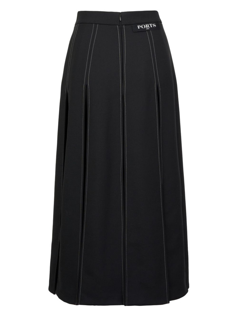 cut-out midi skirt 5