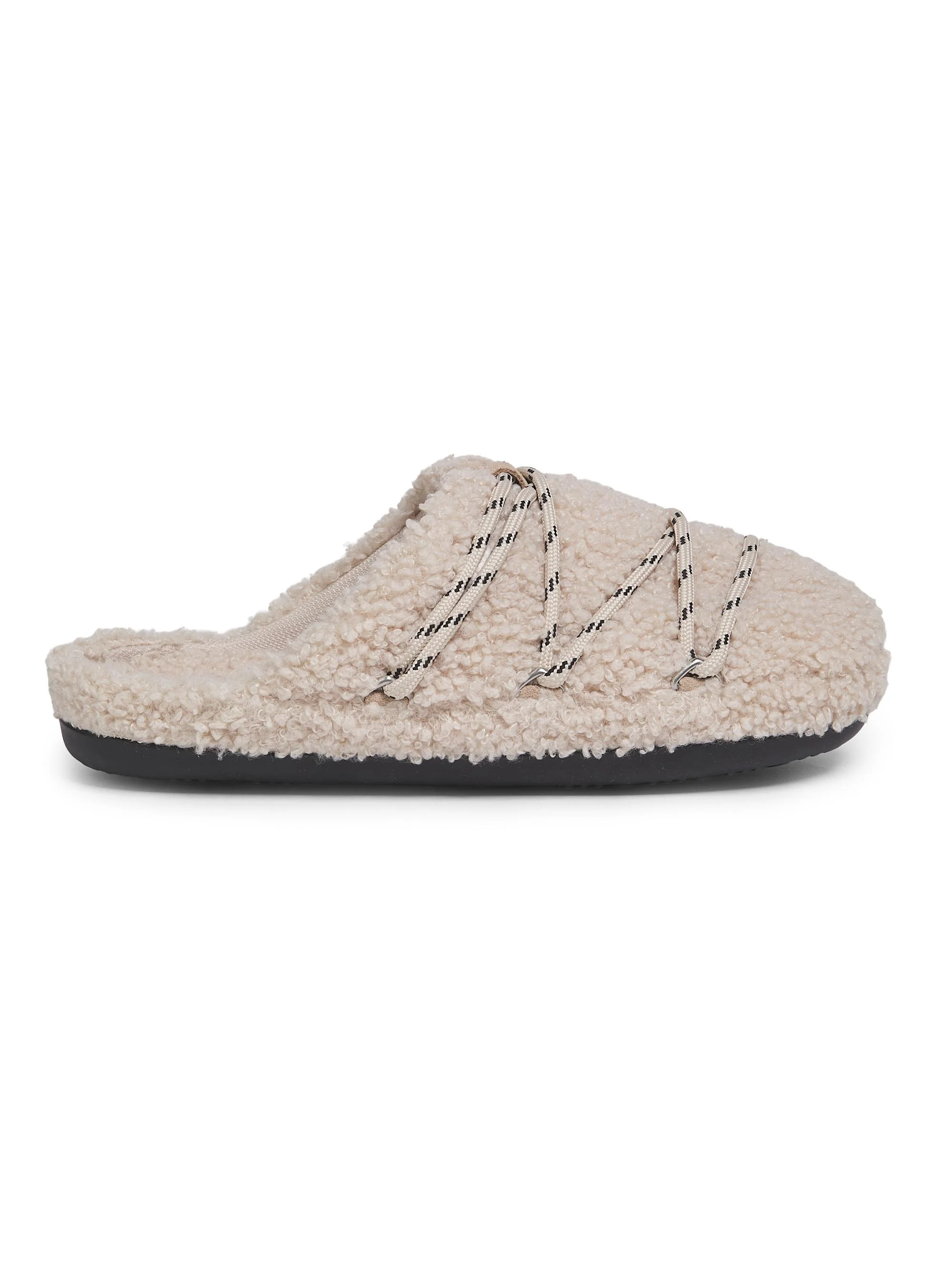 Women's Teddy Fleece Slippers - Sand - 1