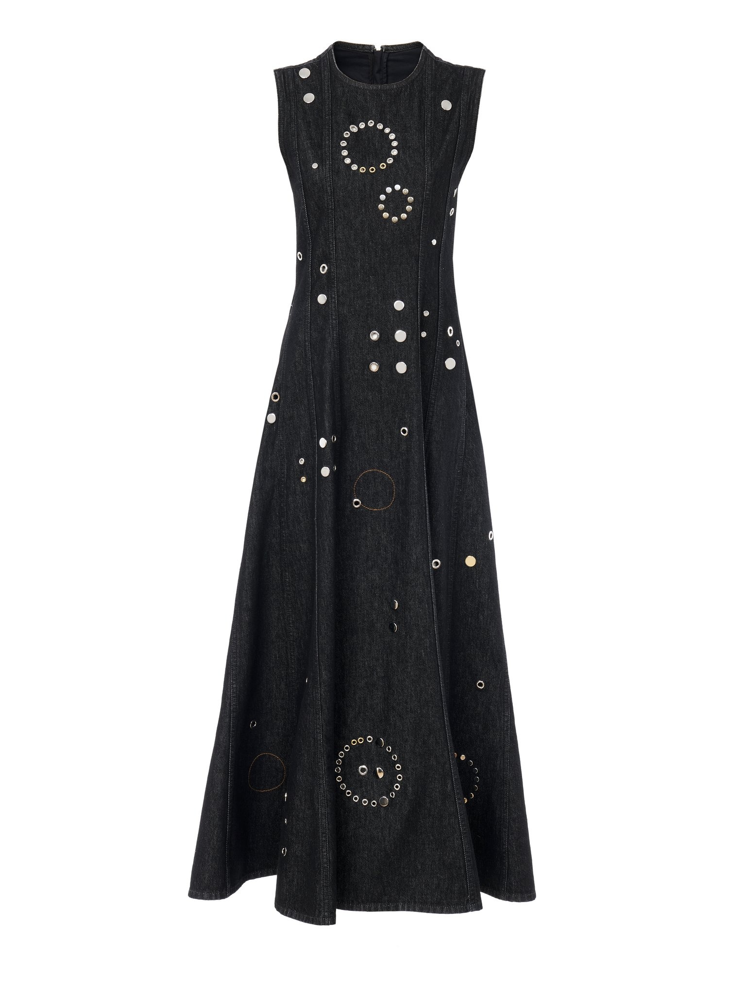 LONG SLEEVELESS DRESS - 1