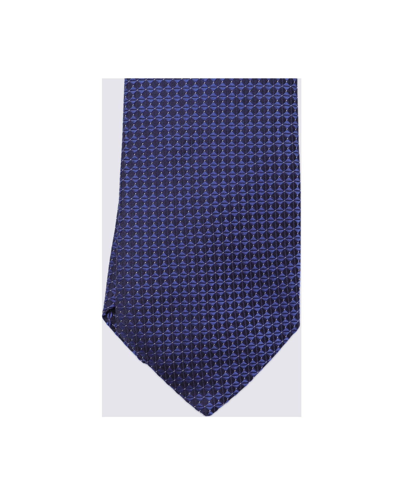 Blue Wool Tie - 2