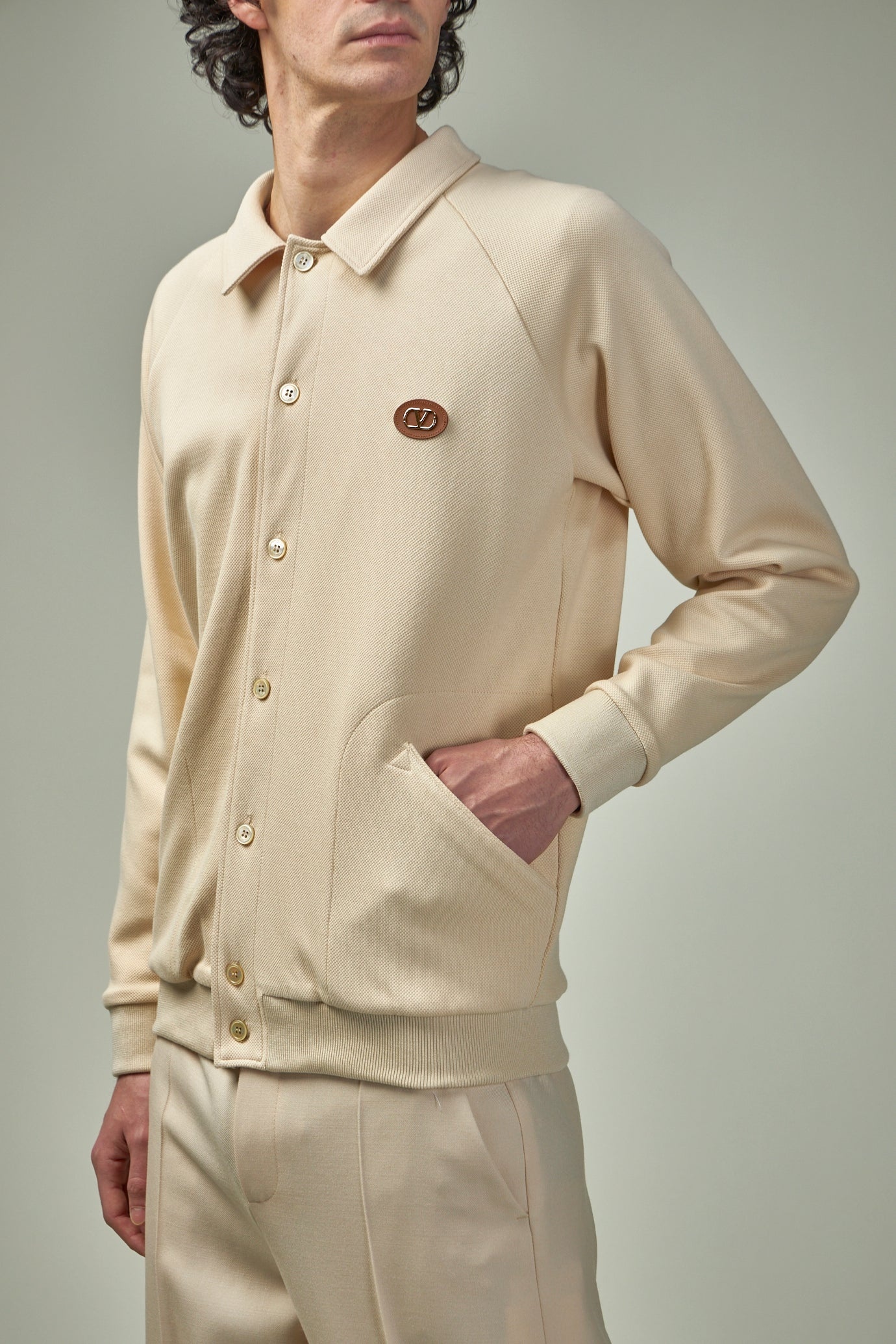 Jersey Felpa Vlogo Signature Cotton Piguet Sweatshirt - 4