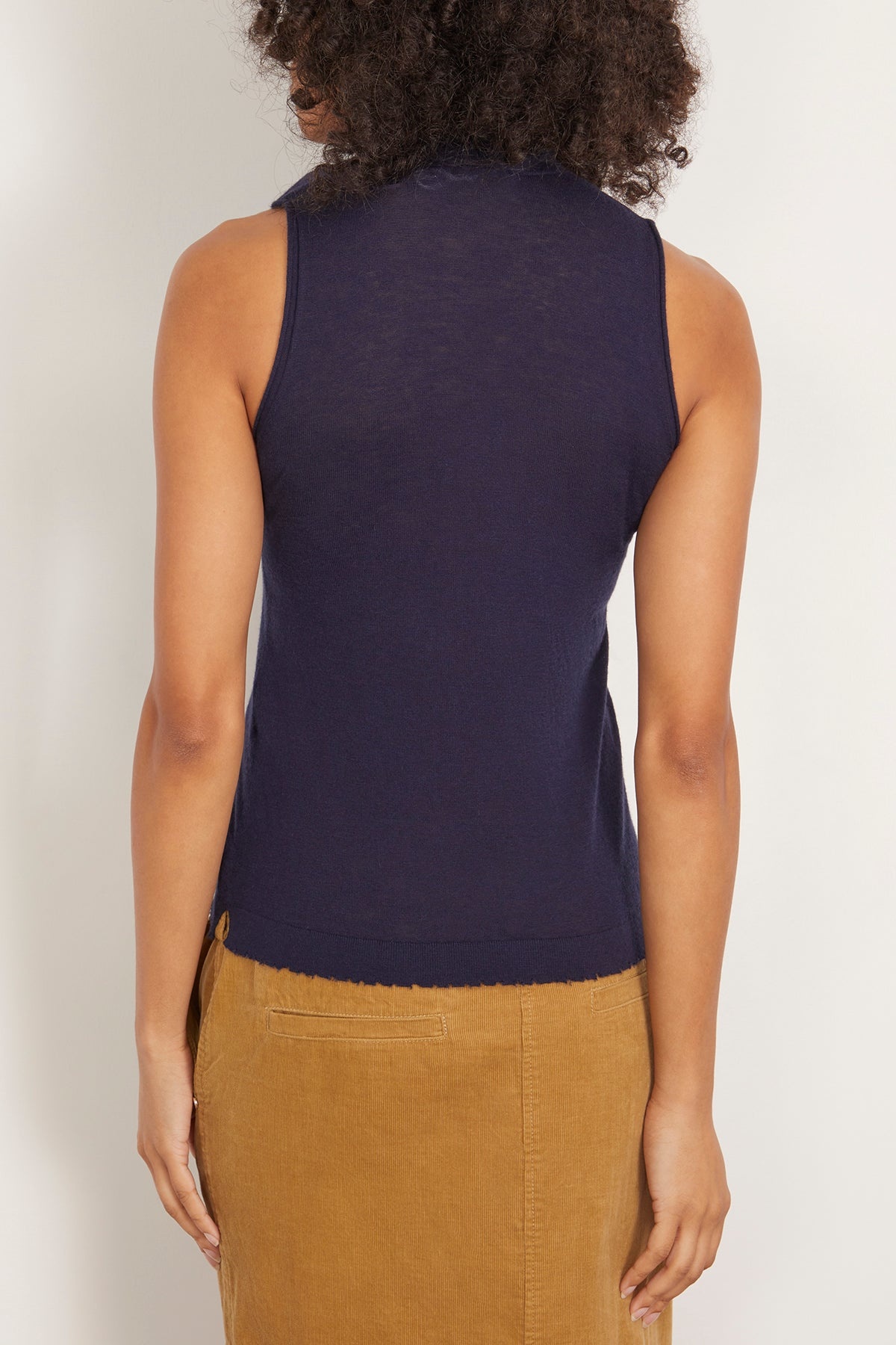 Delicate Statements Top in True Navy - 4