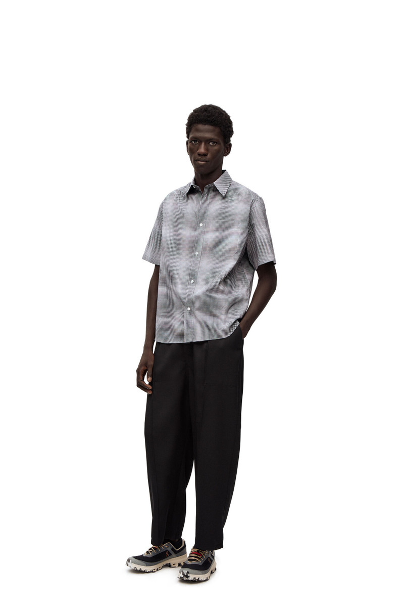 Loewe Faded check short sleeve shirt outlook