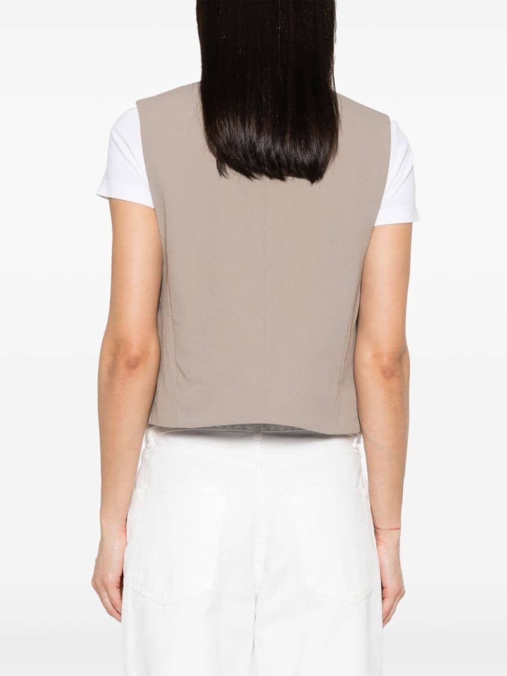 open-front waistcoat - 4