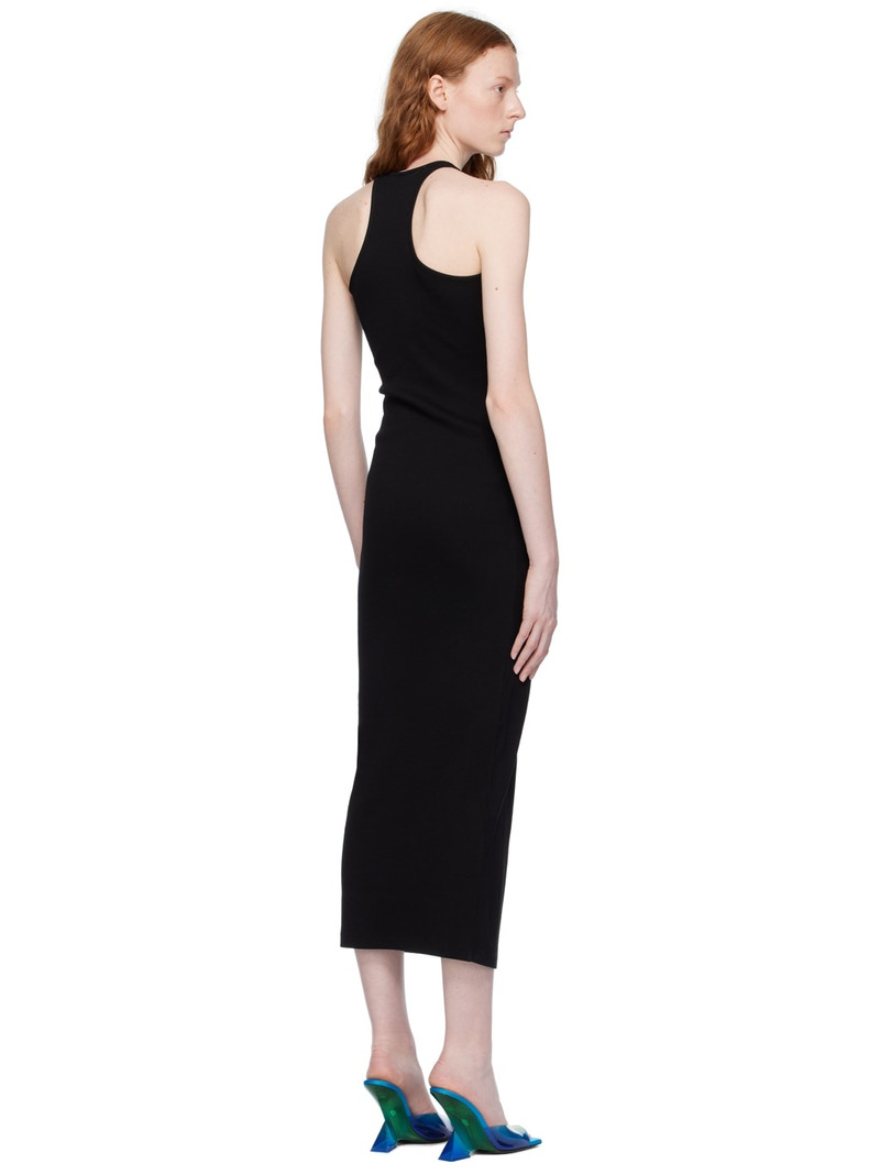 Black Bling Baseball Midi Dress 3