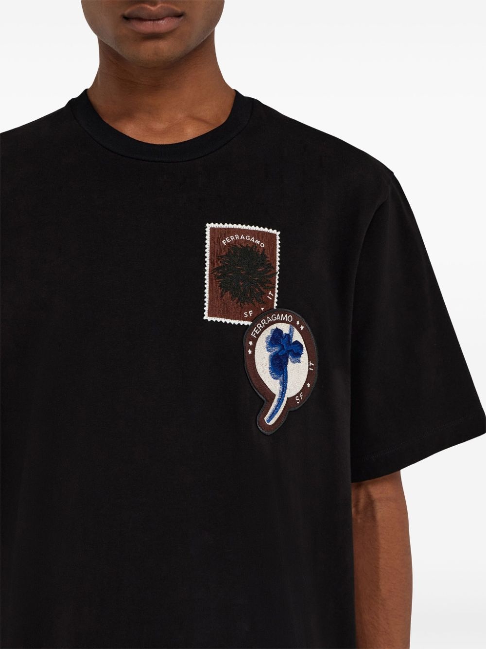 logo patch t-shirt - 5