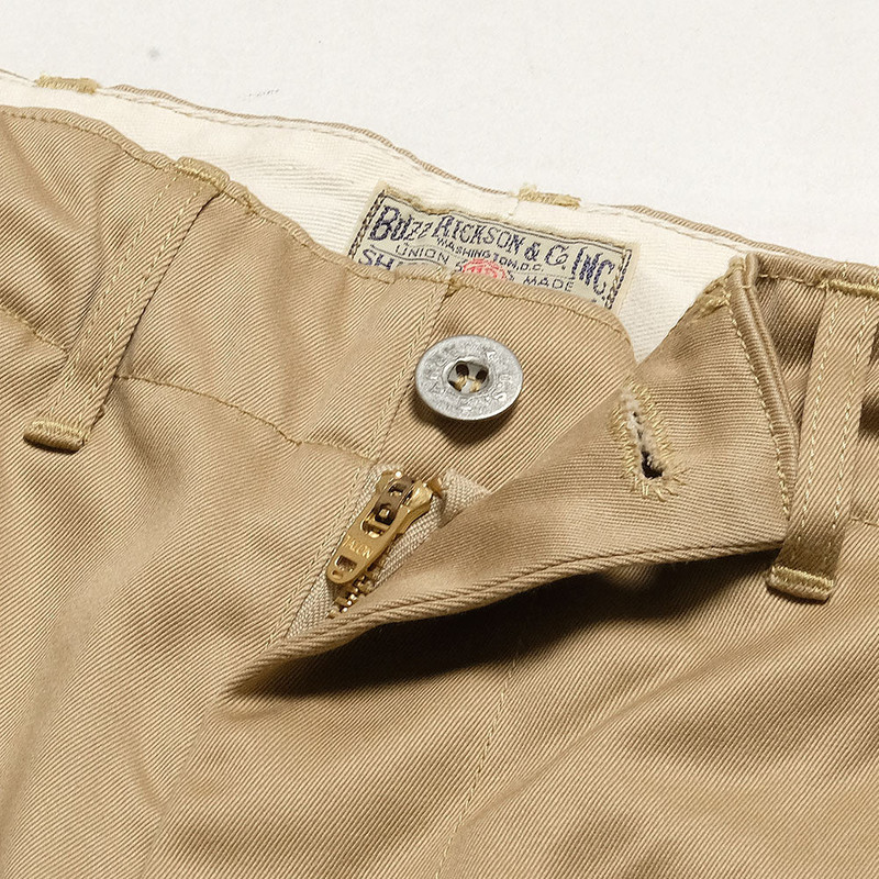 EARLY MILITARY CHINOS (MOD.) 1945 MODEL SHORTS - BR52381 6