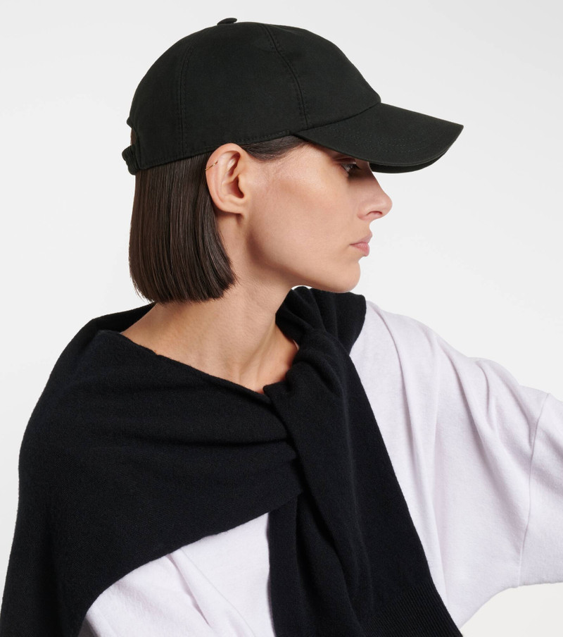 The Row Caspian cotton canvas baseball cap outlook