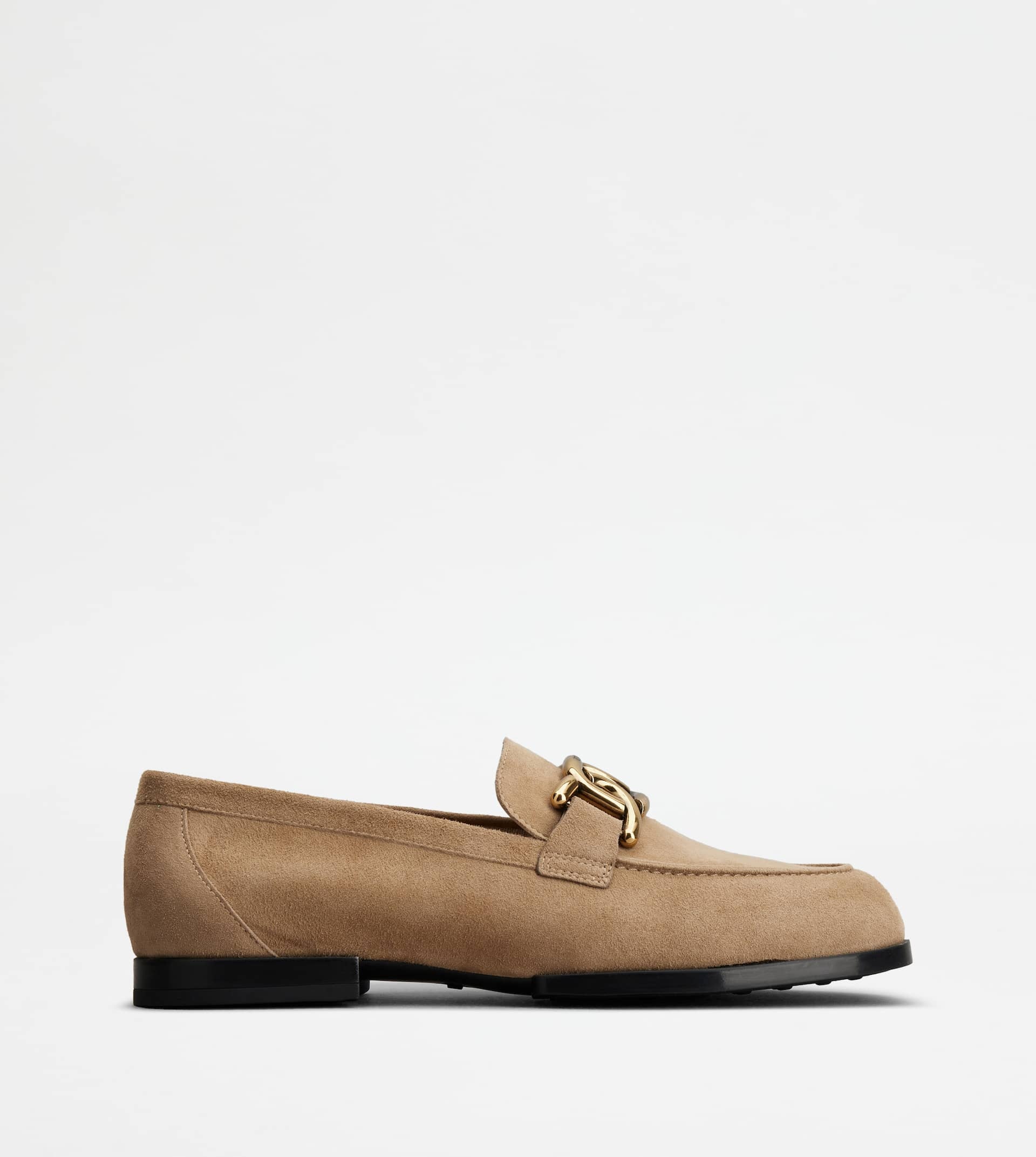 KATE LOAFERS IN SUEDE - BROWN - 1