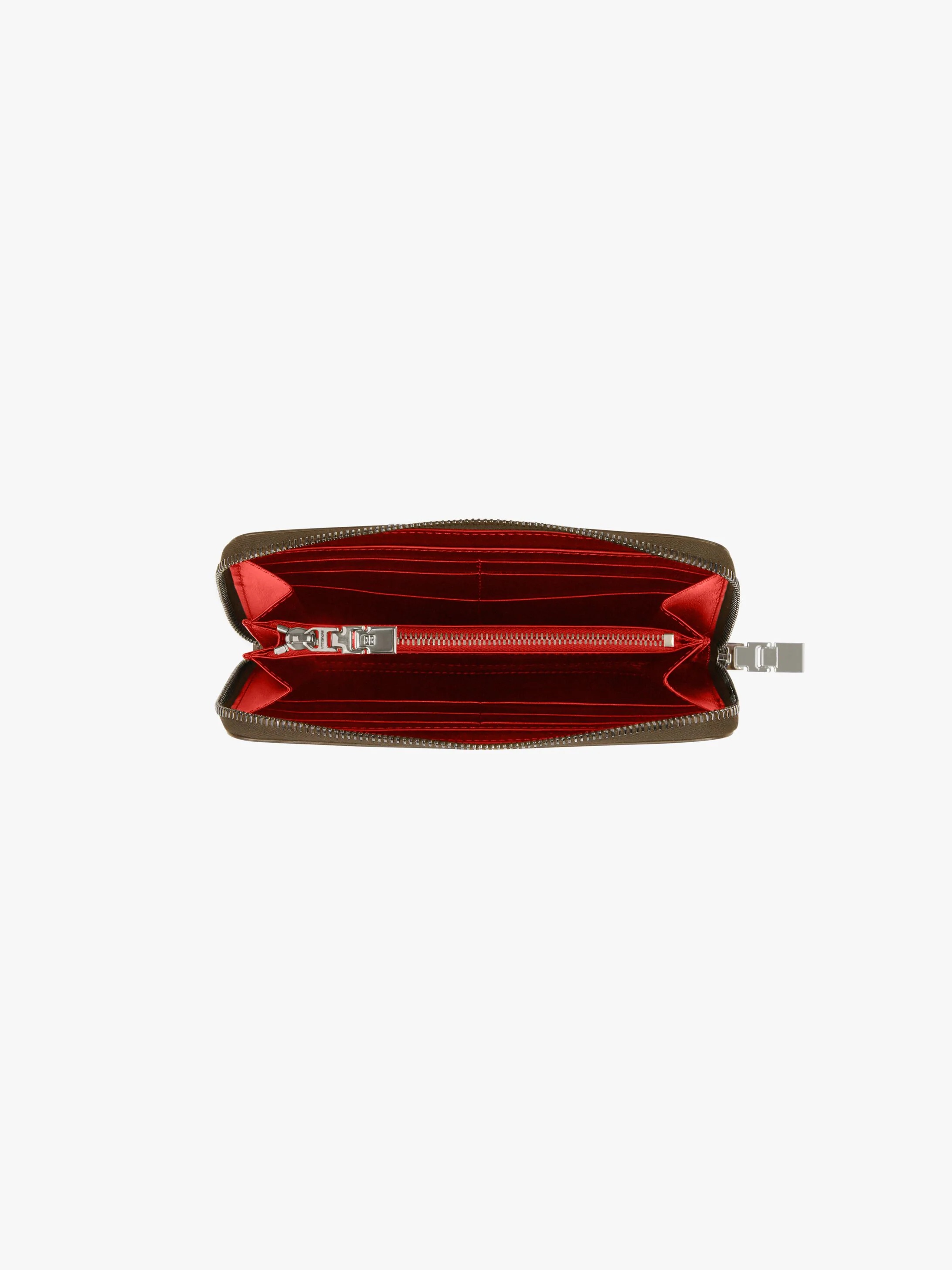 LONG ZIPPED WALLET IN GRAINED LEATHER - 2