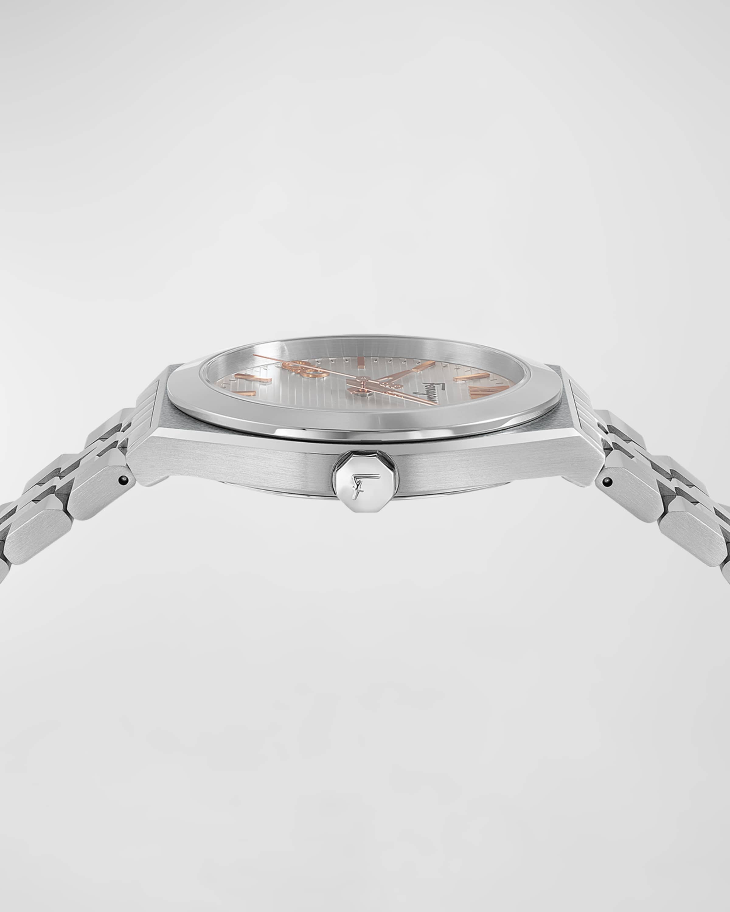 Men's Vega New Stainless Steel Bracelet Watch, 40mm - 3