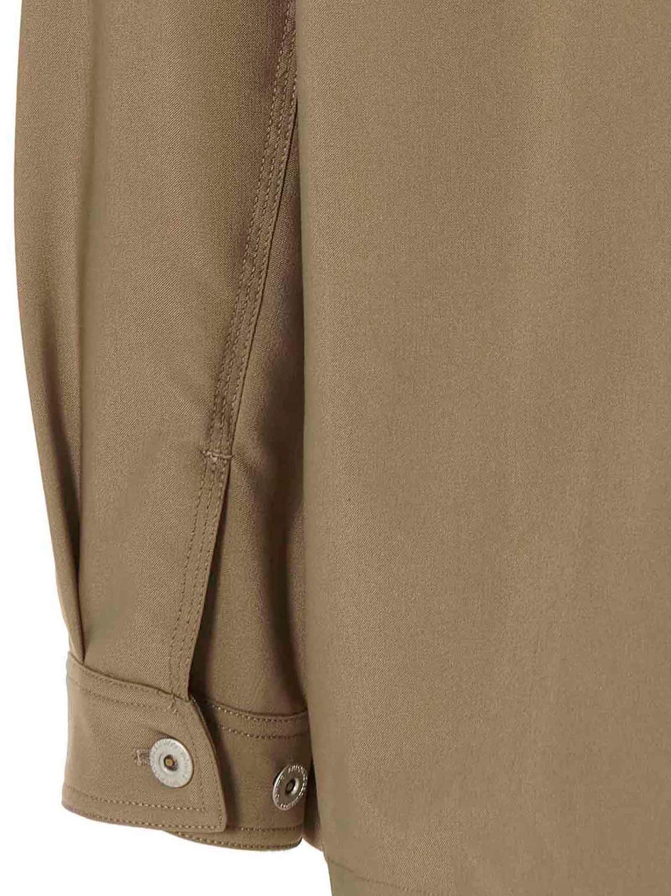 Tropical Wool Blazer Jacket Jackets Beige - 4