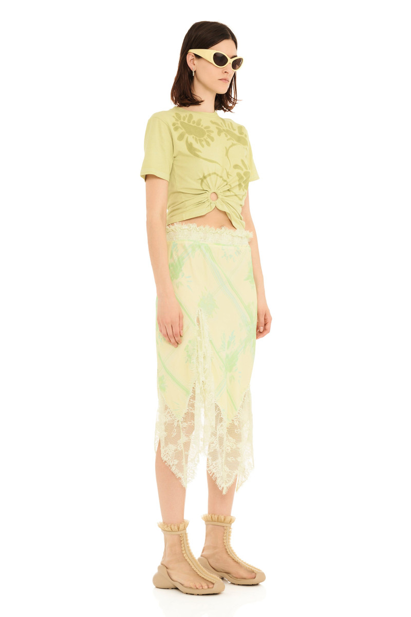 LEMON PICNIC WATERLILY SKIRT 4