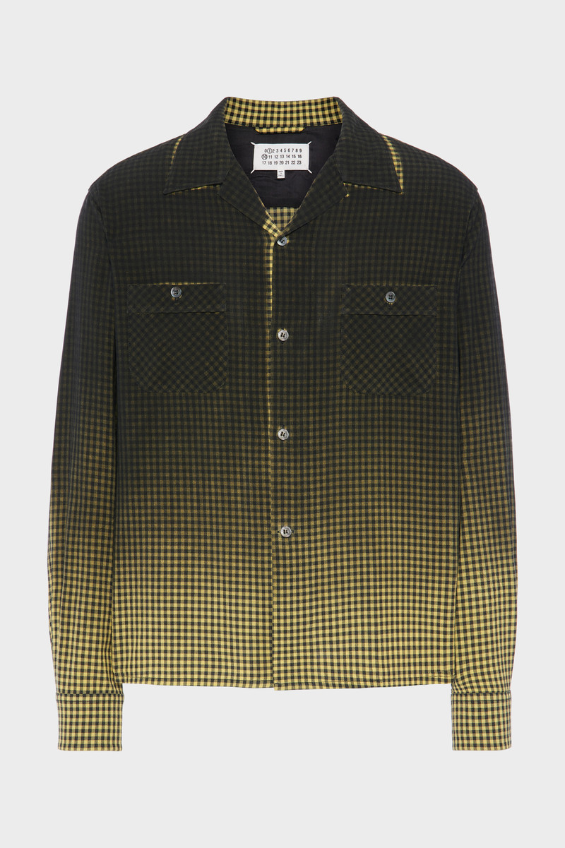 Gradient check shirt 1