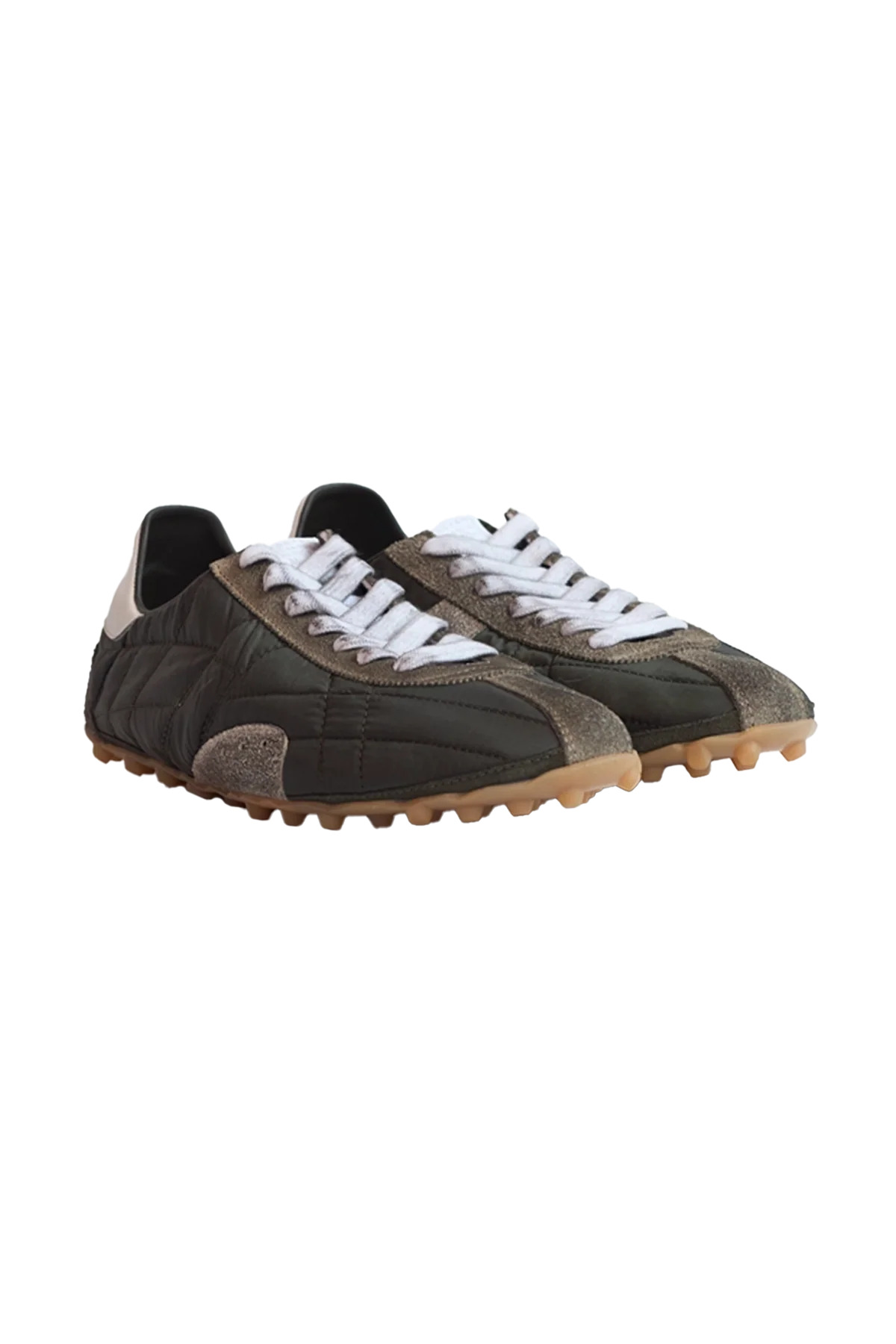 Maison Margiela Sprinter Low Top Sneakers Dark Green - 2