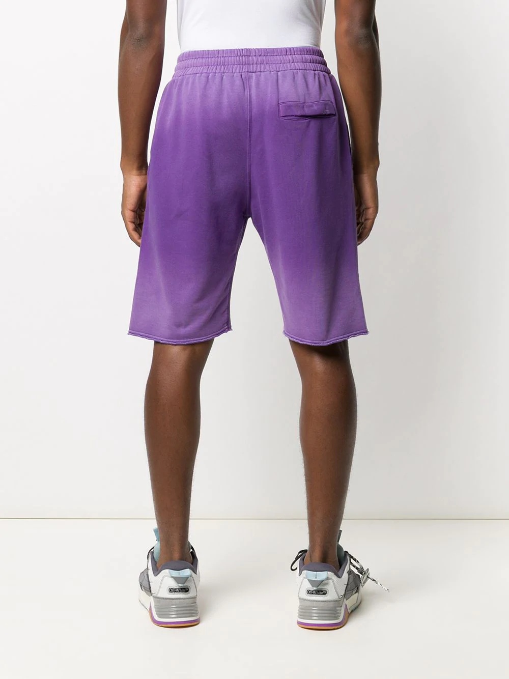 gradient-effect track shorts - 4