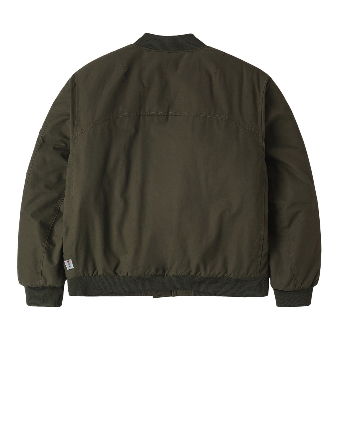 E and Seagull Appliqué Print Regular Fit Bomber Jacket - 2