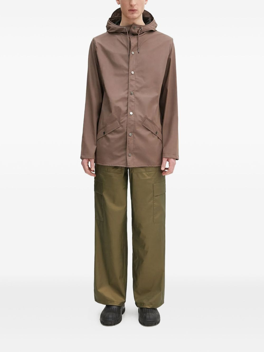 drawstring cargo trousers - 2