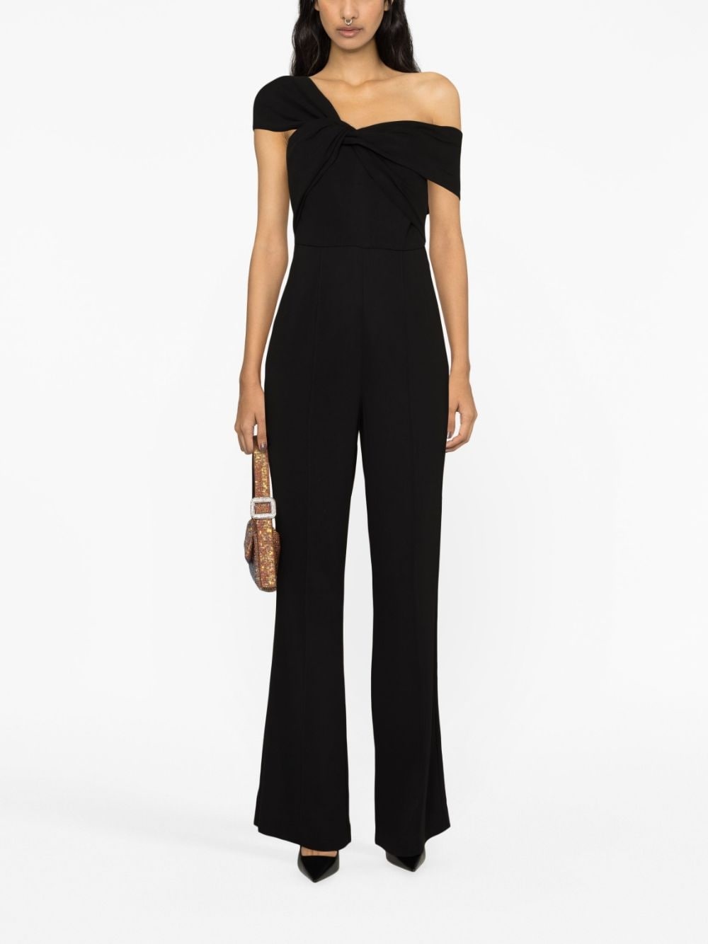 asymmetric sleeveless jumpsuit - 2