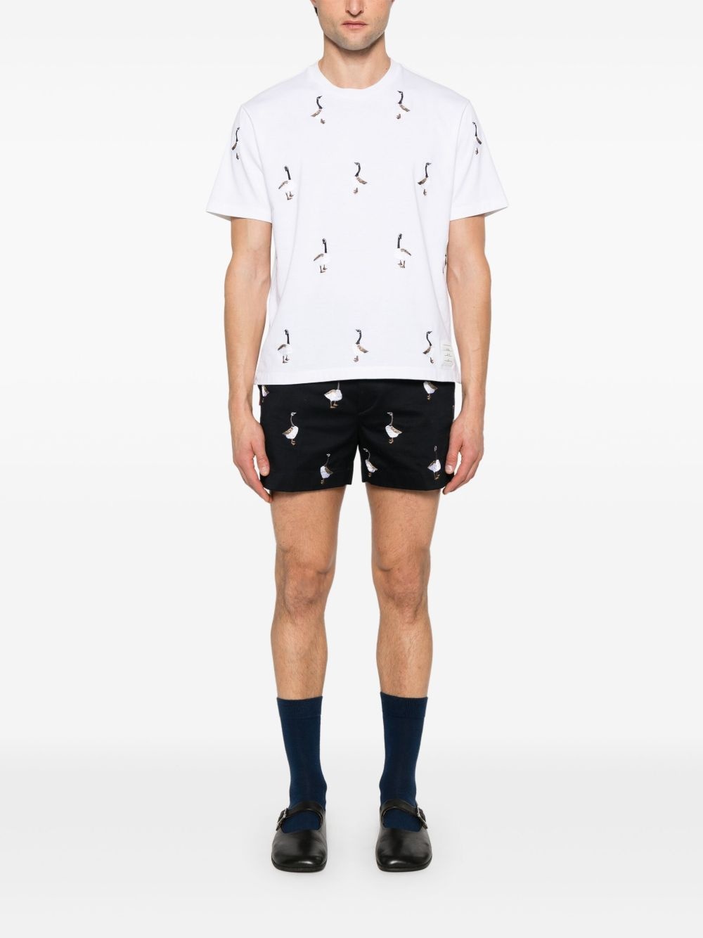 embroidered-motif T-shirt - 2