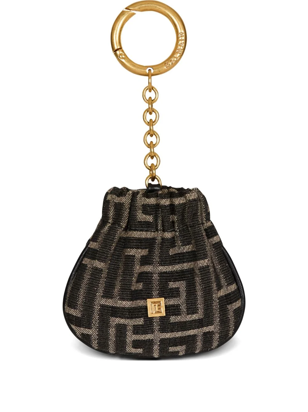 monogram jacquard keyring - 1