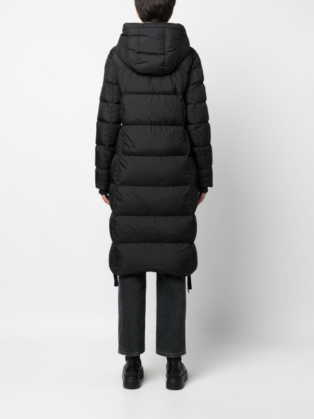 Marion logo-patch padded coat - 4