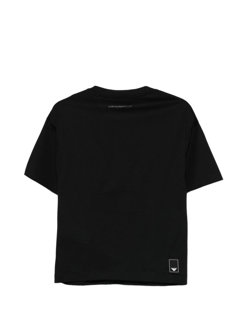 EMPORIO ARMANI Logo cotton t-shirt outlook