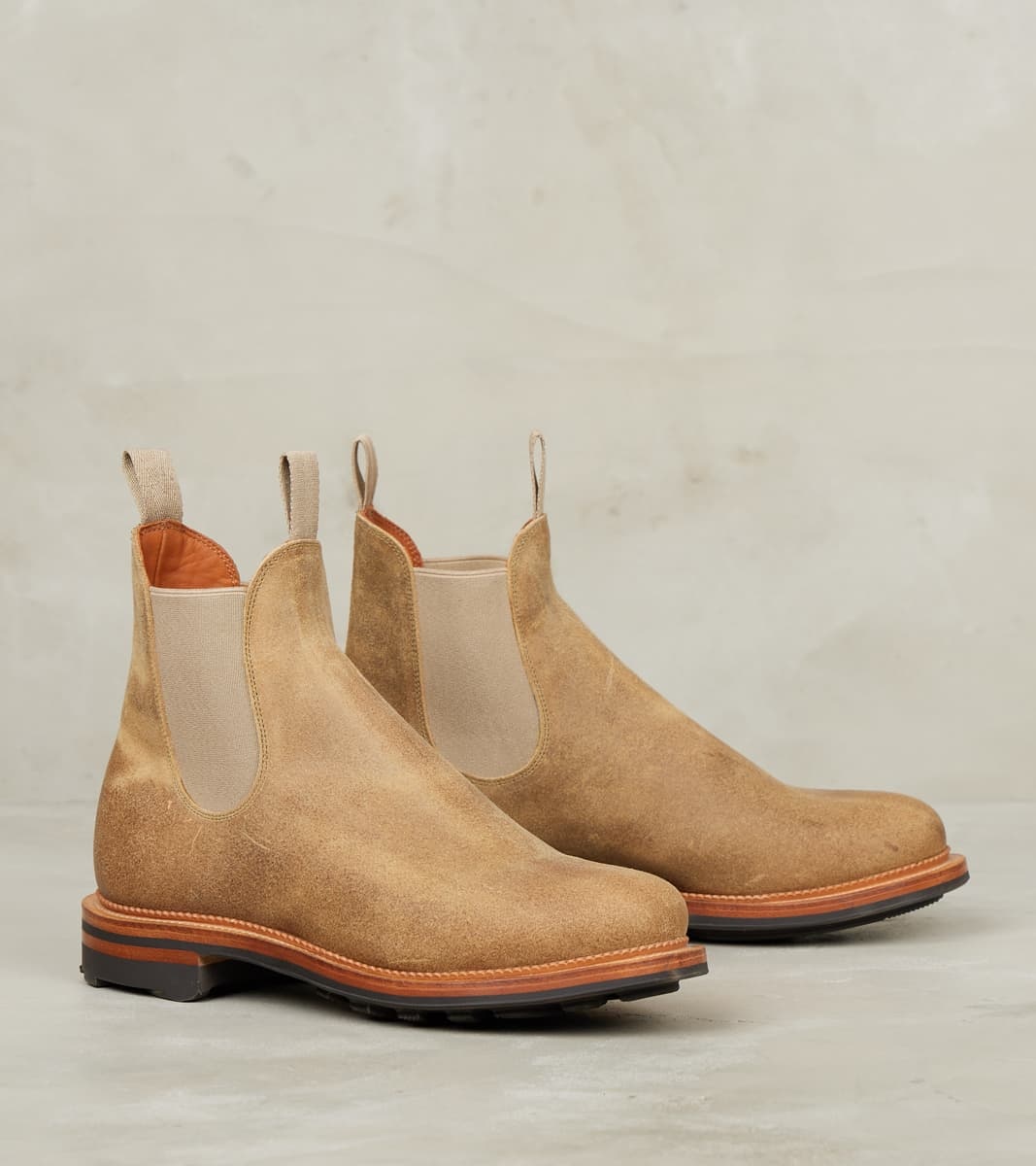 VIBERG Chelsea Boot 2030 Ridgeway CF Stead Desert Sand Waxy