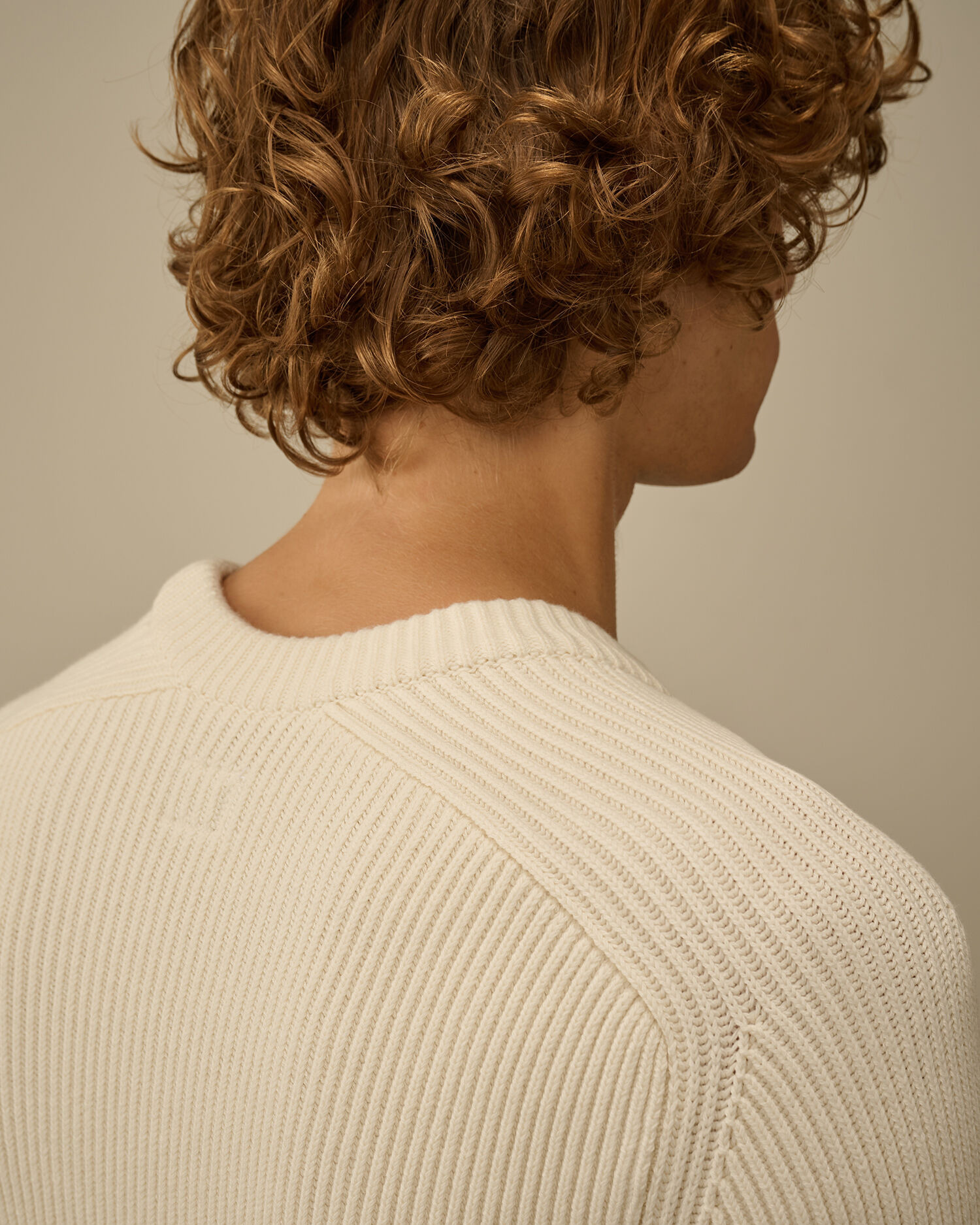 Full Rib Crewneck Lens Sweater - 6