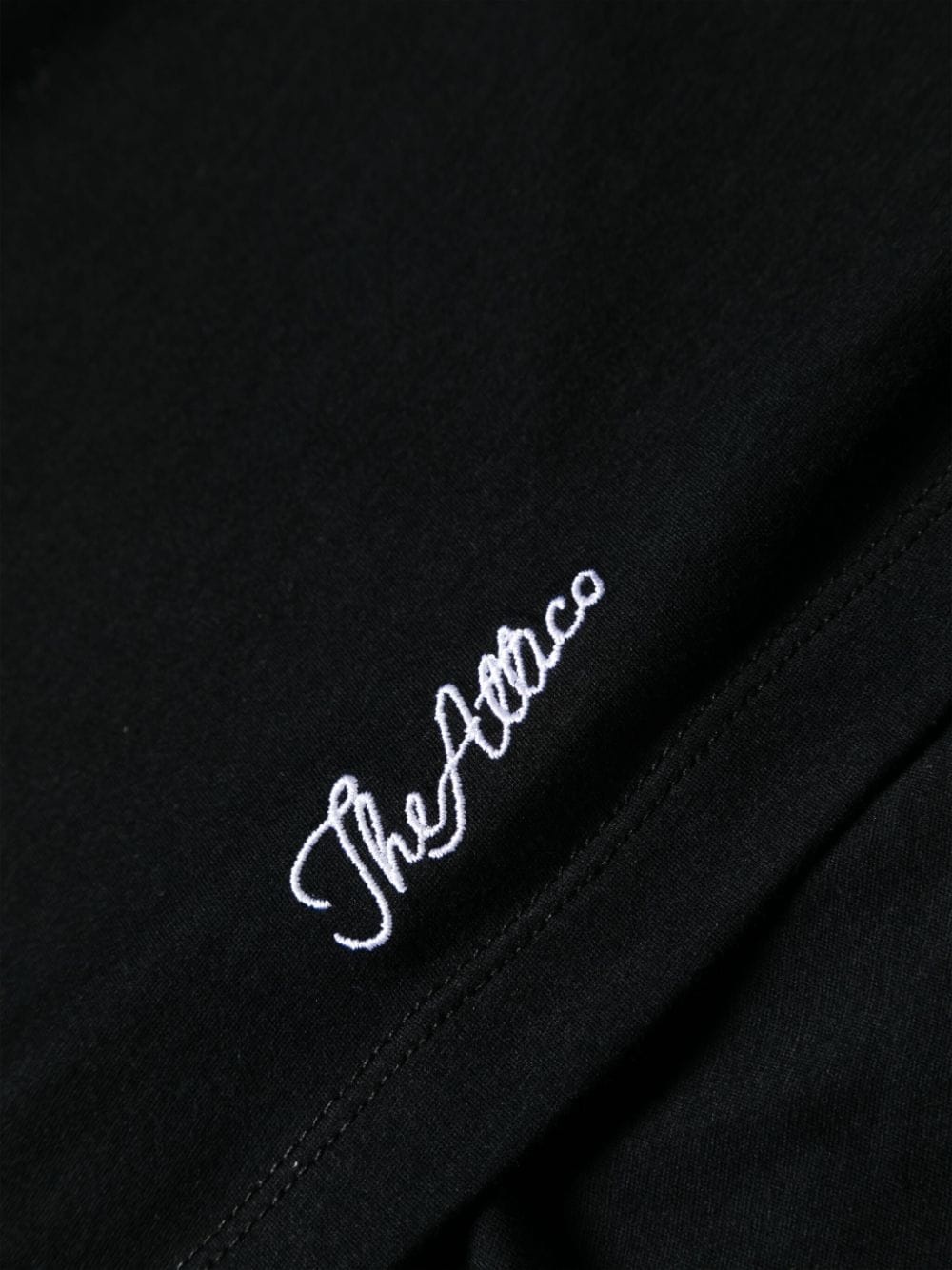 logo-embroidered cotton T-shirt - 3