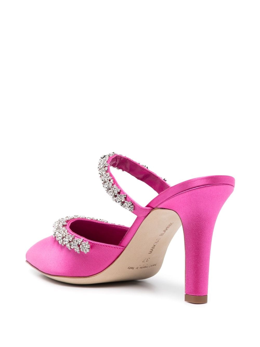 Vedadamu 80mm crystal-embellished mules - 3