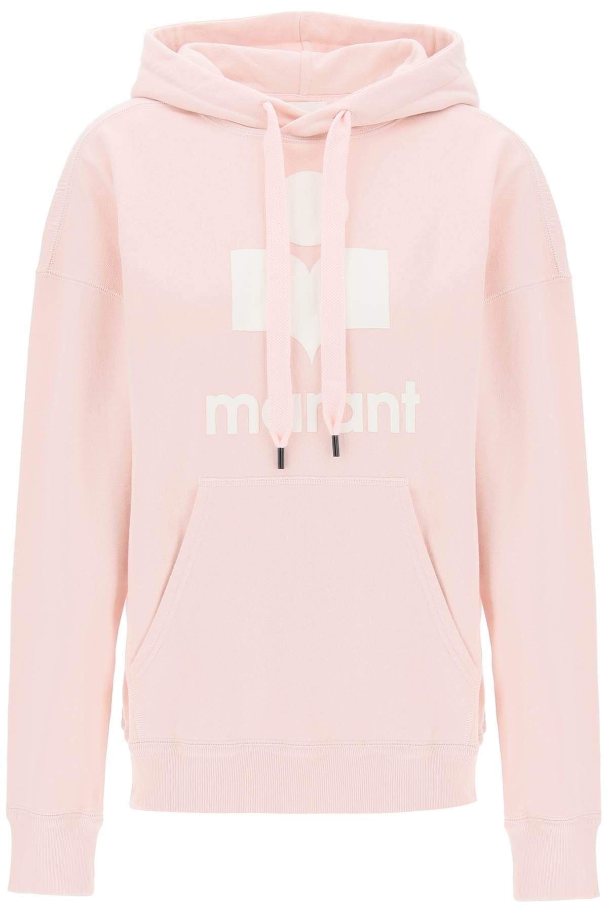 MANSEL HOODIE WITH FLOCKED LOGO - 1