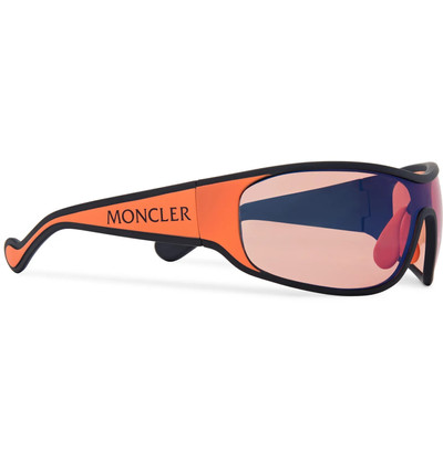 Moncler Wrap-Frame Mirrored Acetate Sunglasses outlook