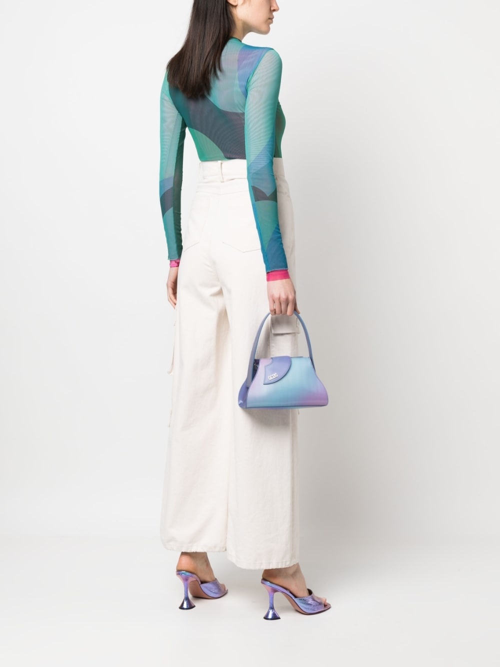 small Comma holographic tote bag - 2