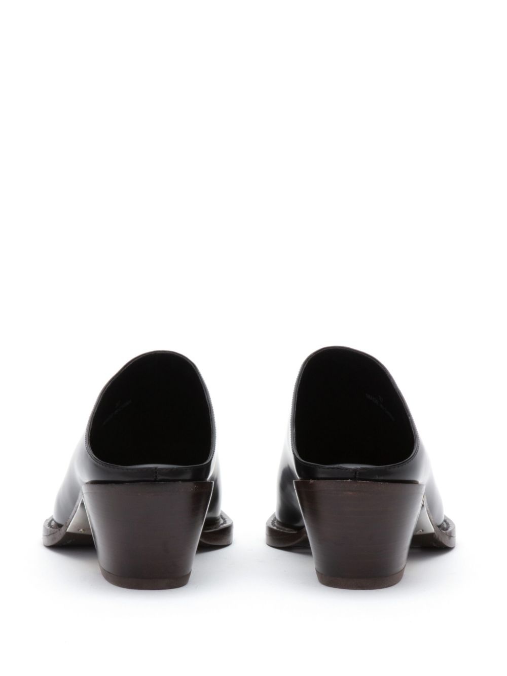 Downtown 55mm leather mules - 3