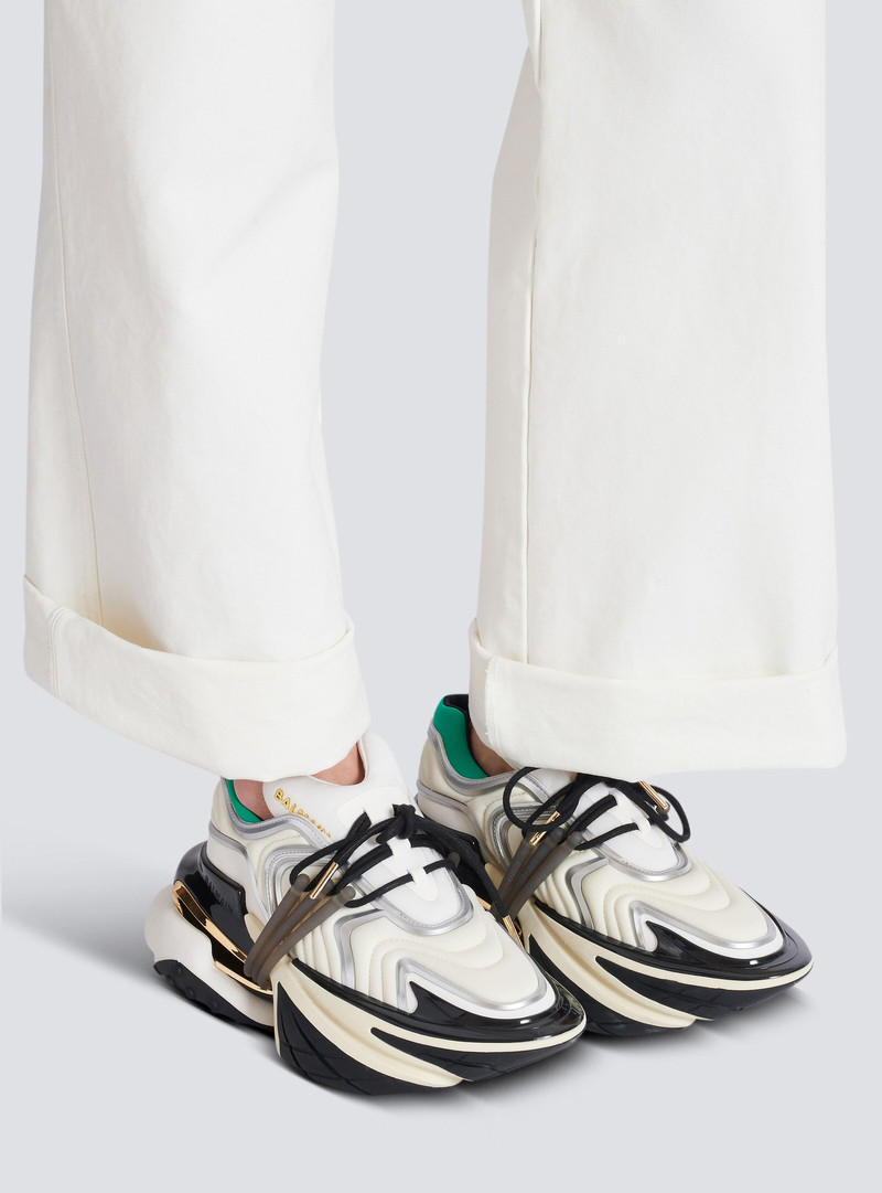 Balmain Unicorn Wave trainers in neoprene outlook