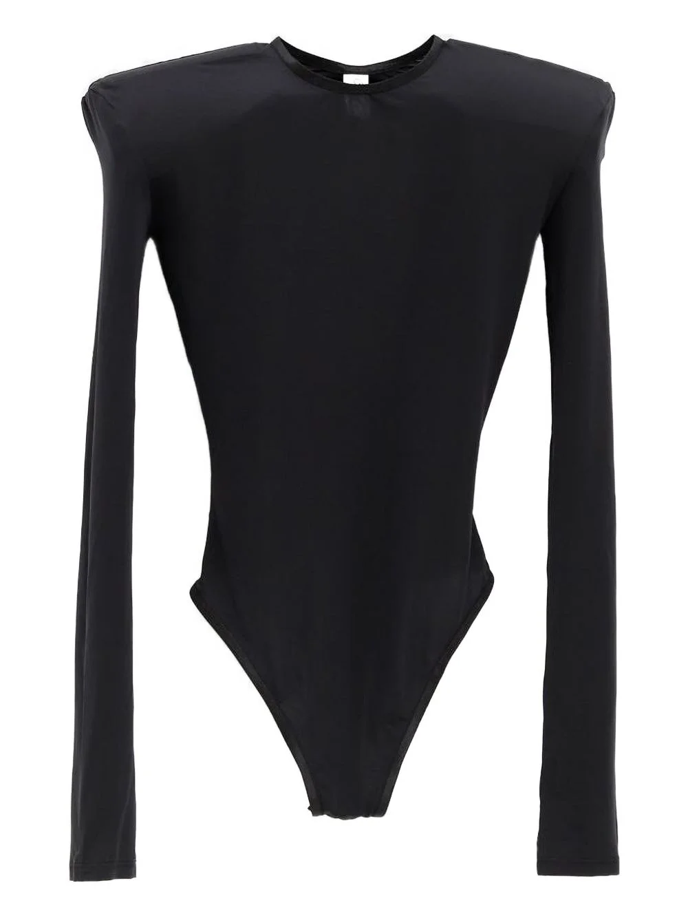 shoulder-pad long-sleeve body - 1